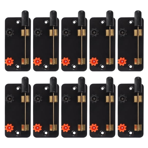 OUNONA Single Pole SPST Switch for Laboratory Safe Visual Operation Assorted Color Plastic and Copper