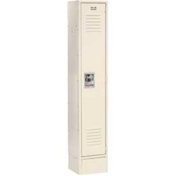 Single Tier Infinity Locker with 1 Door Ready to Assemble - Tan