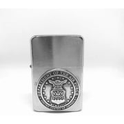 Single Torch Pocket Lighter   Air Force   Metallic