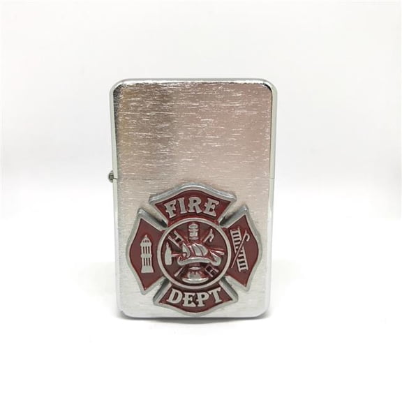 Single Torch Pocket Lighter  (Fireman's Cross - Red)