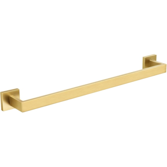 Single Towel Bar Brushed Gold 23.6 Inch Bathroom Towel Holder Rail Stainless Steel Wall Mounted Bath Towel Hanger.$$Tools & Hardware Other