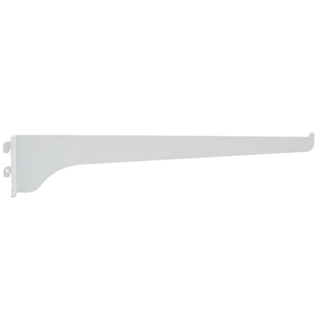 Single Track Shelf Bracket, 12 Inches, White by Stone Harbor Hardware
