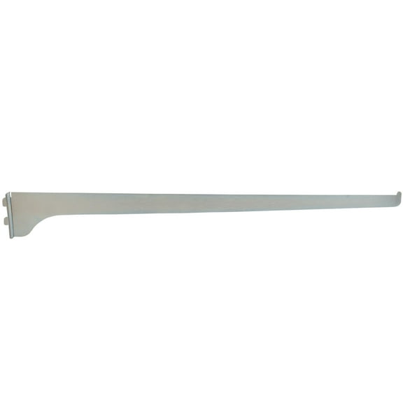 Single Track Shelf Bracket, 14 Inches, Satin Anochrome by Stone Harbor Hardware