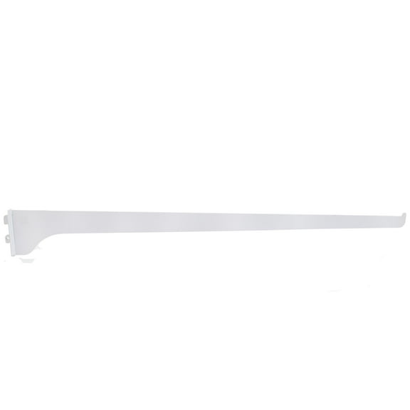 Single Track Shelf Bracket, 20 Inches, White by Stone Harbor Hardware