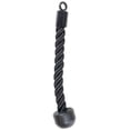 thumbnail image 1 of Single Tricep Rope Attachment with Rubber Stopper for Cable Machine Systems, 15 x 1.25 Inches, Black (50735), 1 of 4