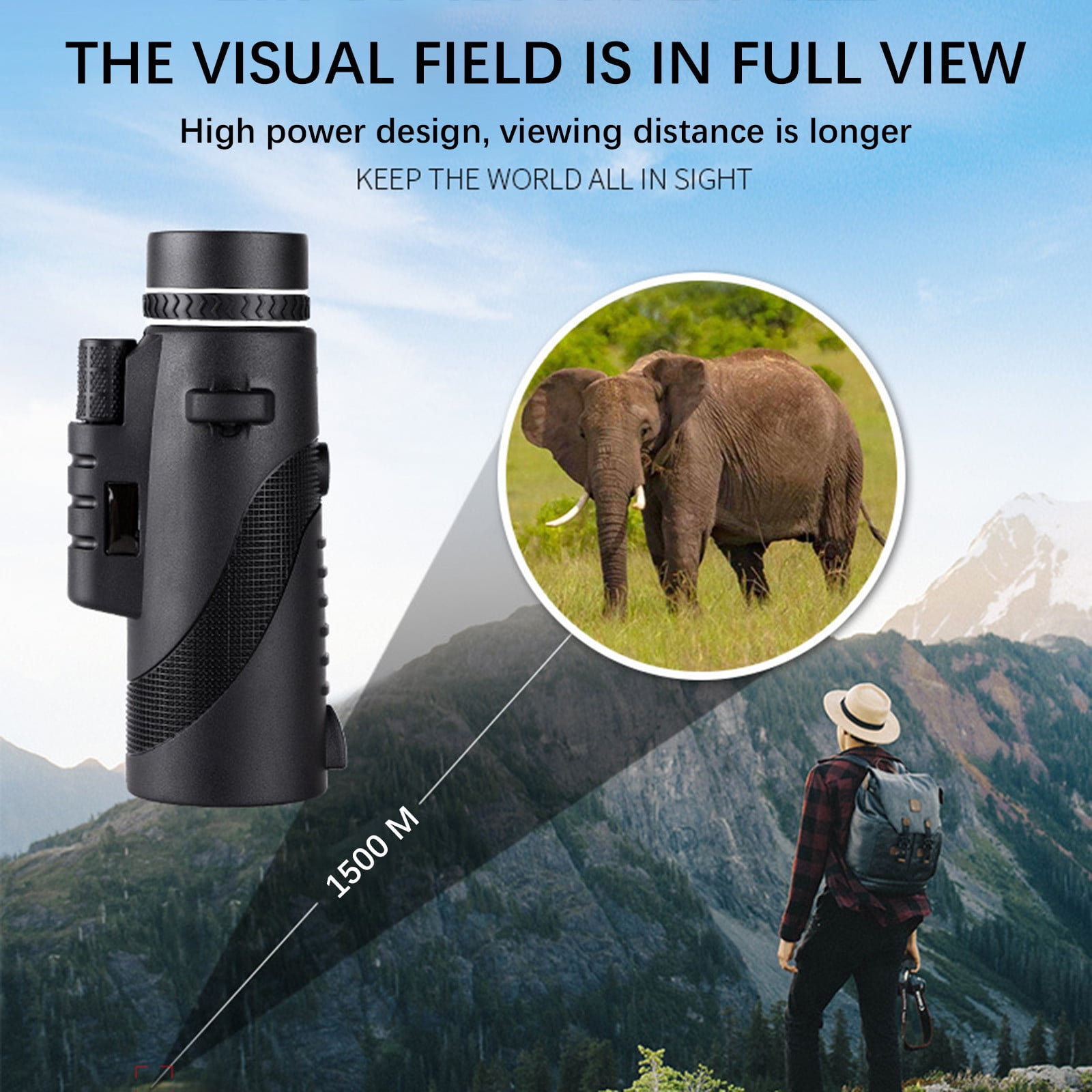 Single Tube Adult Children's Outdoor Concert High Magnification High