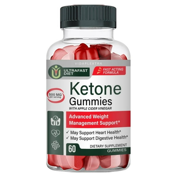 (Single) Ultra Fast Diet Gummies - Ultra Fast Diet Apple Cider Vinegar Weight Support Gummies