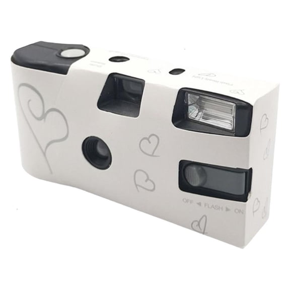 Nostalgic Single Time Use Film Camera Build In Flashing 27 Exposures for Weddings Parties 35mm Single Time Camera