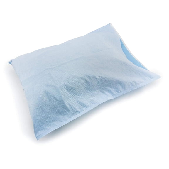 Single-Use Pillowcase, Disposable Pillow Case, Standard Size, Blue, 21 in x 30 in, 100 Count