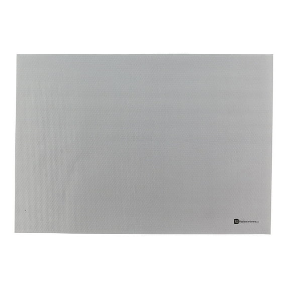 Single Use Place Mat - Heavy Weight - Grey - Disposable Placemats - 20" x 14" - 1000ct Box