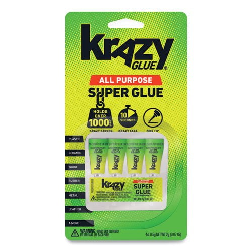 Single-Use Tubes, 0.07 Oz, Dries Clear, 4/pack | Bundle of 2 Packs