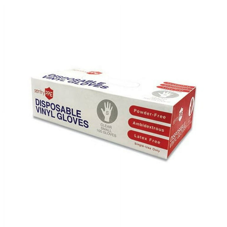 Sensatouch Clear Vinyl Disposable Medical Grade Gloves, Medium, 100/Box, 10 Box/Carton Sensatouch Clear Vinyl Disposable Medical Grade Gloves, Medium, 100/Box, 10 Box/Carton