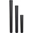 Single Wall Black Stove Pipe Telescoping Sections (6in x 38in to 70in