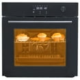 thumbnail image 1 of Single Wall Oven 24" Built-In Electric Ovens, 66L Capacity, 3000W, 8 Baking Modes, 3D Surround Heating With Double-Layered Glass Door, Touch Control, 1 of 6