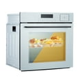 thumbnail image 1 of Single Wall Oven, 24 Inch 3000W Built-In Electric Convection Oven, 25 Cu.Ft. Capacity, Touch Control, Timer, Silver, 1 of 7