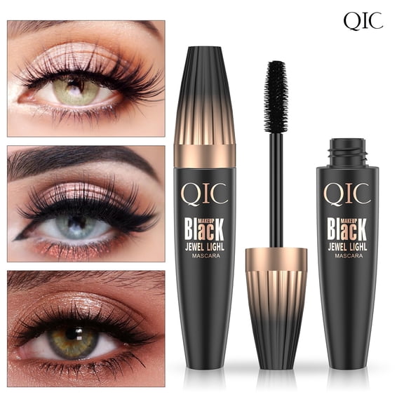 Single Waterproof Mascara, Lengthening Volumizing Curling, Smudge-Proof Long Lasting, No Clumping Black Eye Makeup for Daily Use