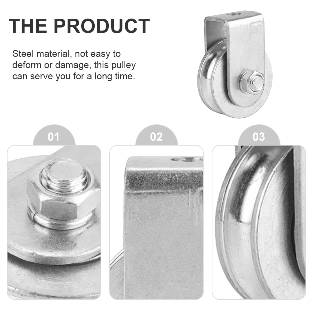 Single Wheel Pulley Hoist Pulley Steel Loading Pulley Pulley for Heavy