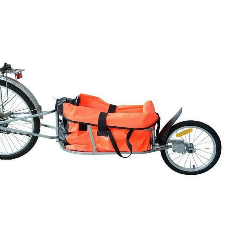 Single-Wheel Solo Bicycle Cargo Bike Trailer