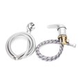 Single Wide Tap Bath Sink Shower Head Spray Hose Push On Mixer