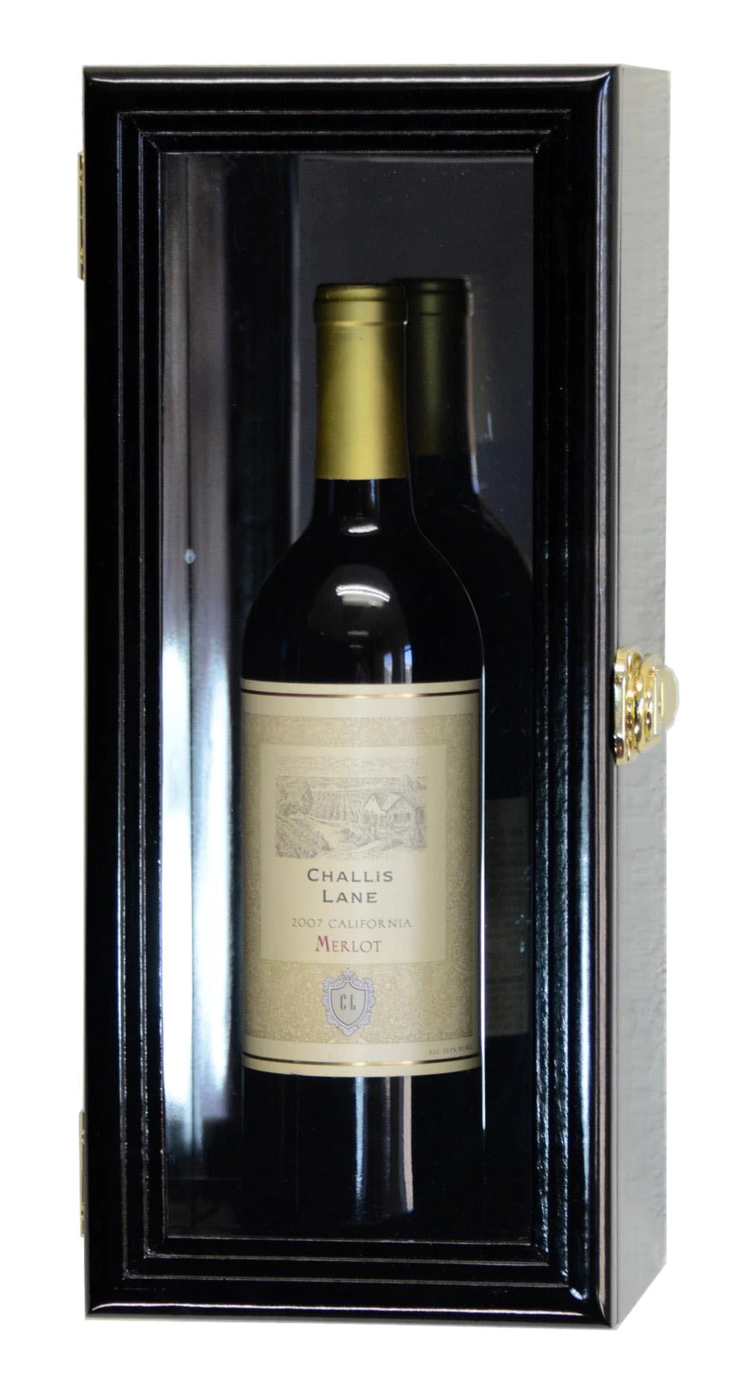 Single Wine Champagne Bottle Display Case Cabinet