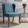 thumbnail image 1 of Single Wingback Fabric Chair | Enhance the Style of Living Spaces | Made of Rubberwood Frame and Polyester Fabric | Meet the Requirement for Trendy Seating, 1 of 6