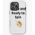 thumbnail image 1 of Single and Ready to Spin Dreidel Phone Case for iPhone 16 15 14 13 12 11 Pro Max, 1 of 2
