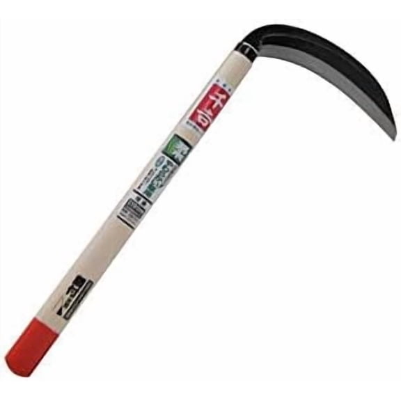 Single-edged thin blade sickle for left-handed use 195mm (Japan Import)$$Garden & Patio