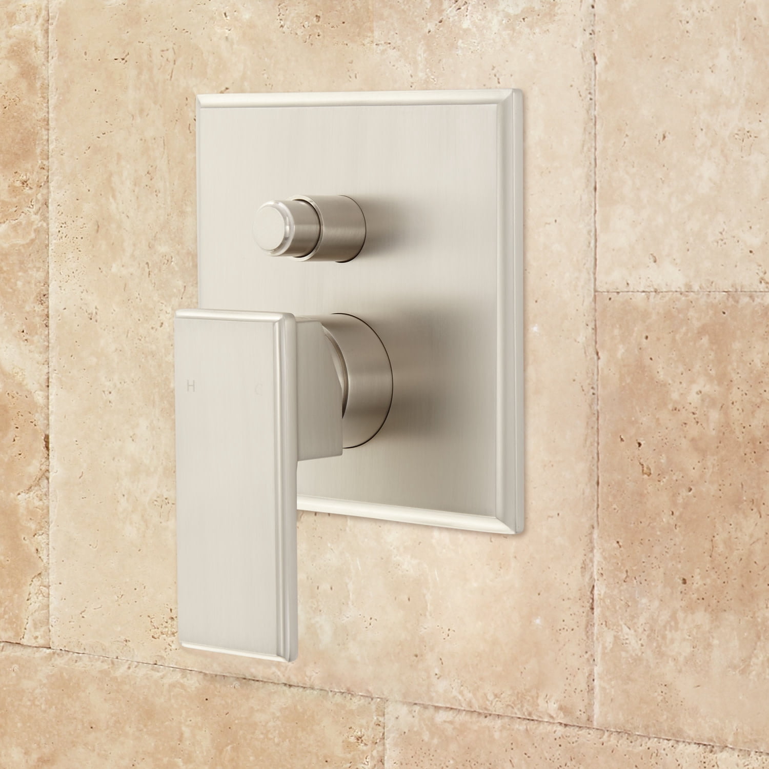 Single lever bath mixer with diverter-Complete with concealed body 1/2 ...