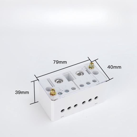 Single-Phase Junction Box 2 Into 4/6/8/12/660V Outlet Terminal Box Household Distribution Box Wiring Box Wiring Terminals