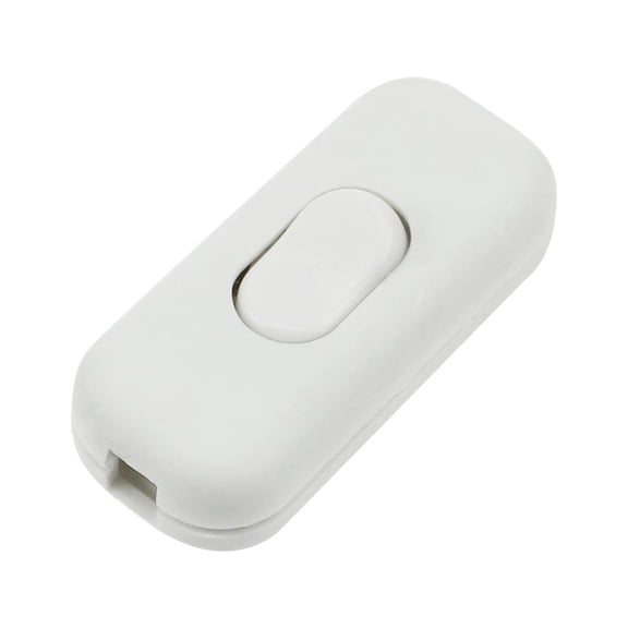Single-pole step switch for table lamp |White|Easy installation|Switches on and off