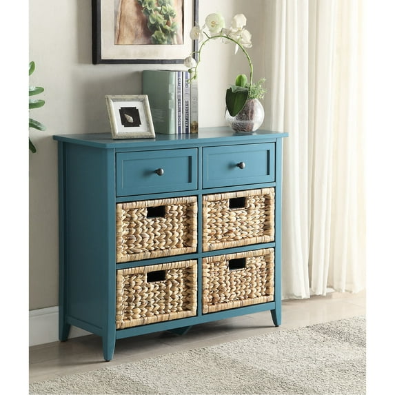 Single pull knobs and cut - out handles | Console table for neat storage | Combines character and practical use