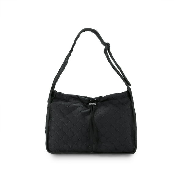 Single shoulder handheld mummy bag waterproof nylon diaper bag mother and baby travel plaid large capacity mummy bag