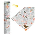 thumbnail image 1 of Single-sided Christmas Wrapping Paper Bundle Candy Cane Stripe, Snowmen and Santa Patterns, 1 of 3