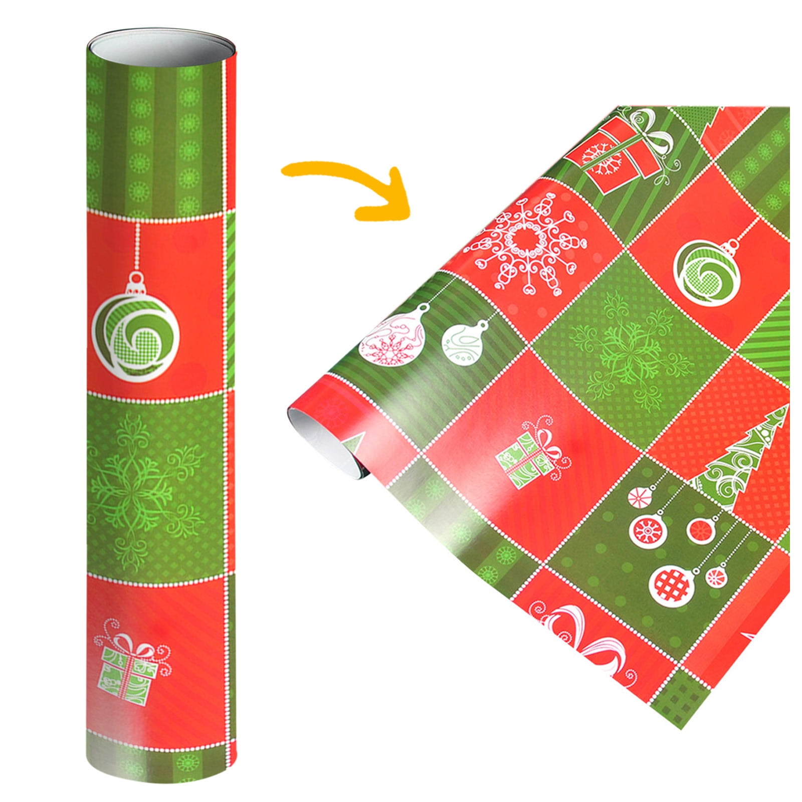 JAM Paper JAM PAPER Glitter Wrapping Paper - Green, 20 Sq Ft, Solid Color,  Perfect for Any Occasion