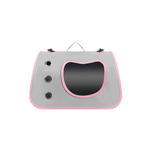 SingleShoulder Cats Carrier Portable Handheld Pet Bag for Outdoors Large Capacity Foldable Pet Backpack Cats Airline-Approved Carrier
