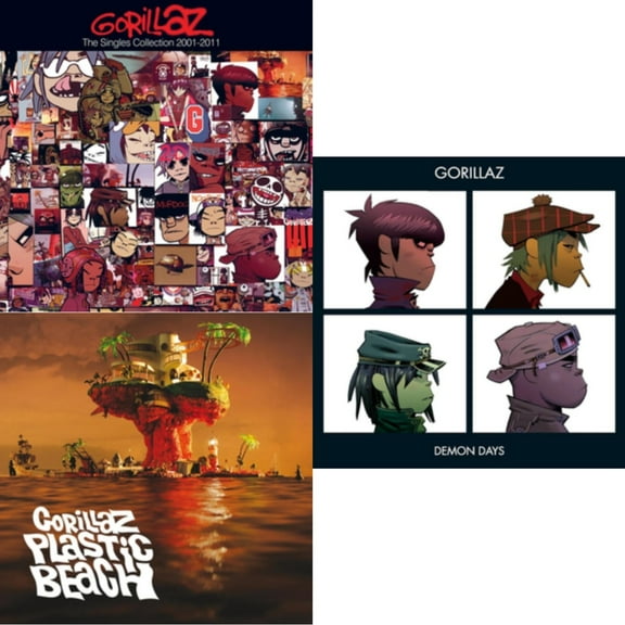 Singles Collection 2001 -  2011 & Plastic Beach & Demon Days [CD Bundle]