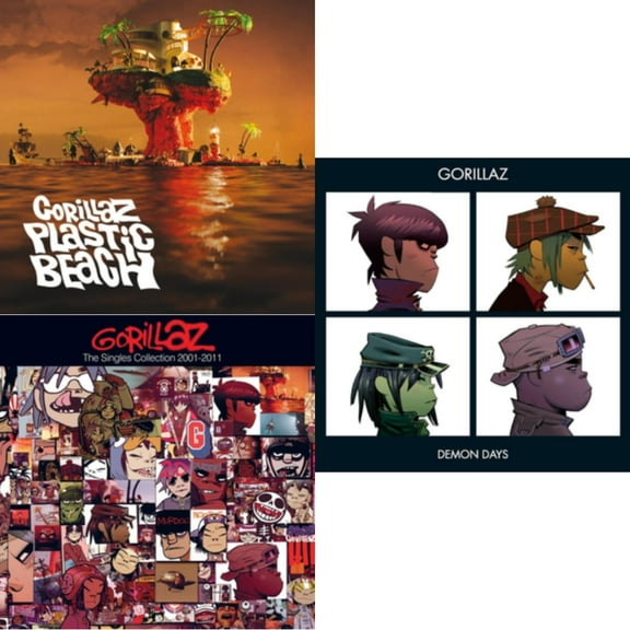Demon Days & Plastic Beach & Singles Collection 2001 -  2011 [CD Bundle]