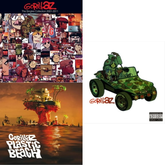 Singles Collection 2001 -  2011 & Plastic Beach & Gorillaz [CD Bundle]