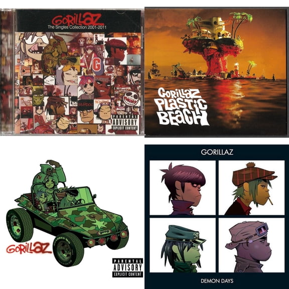 Singles Collection 2001 -  2011 & Plastic Beach & Gorillaz & Demon Days [CD Bundle]