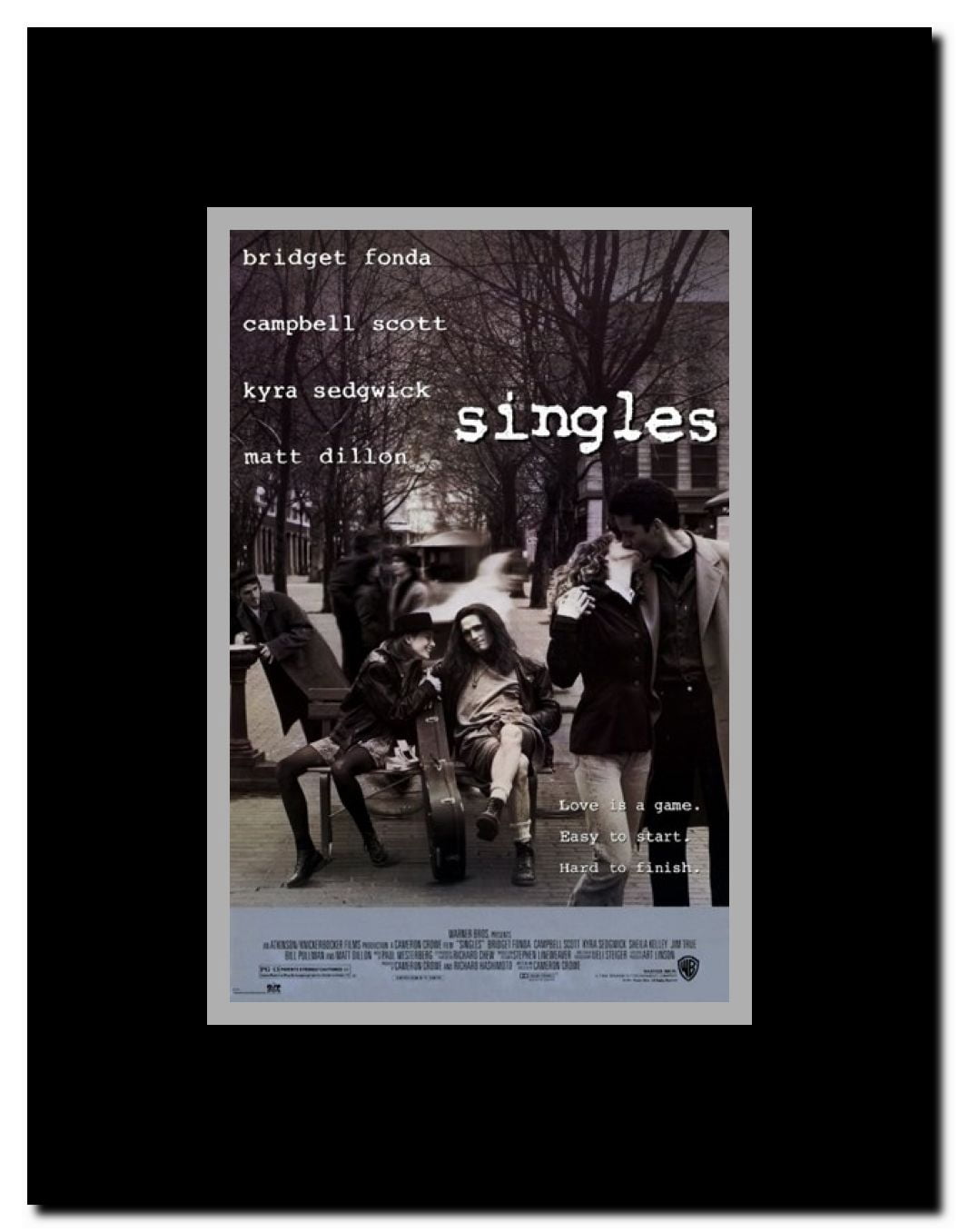 Singles Framed Movie Poster