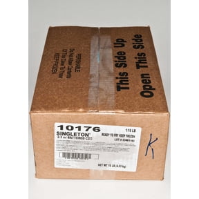 Singleton Natural Hand Cut Beer Battered Cod Fillet, 10 Pound -- 1 each
