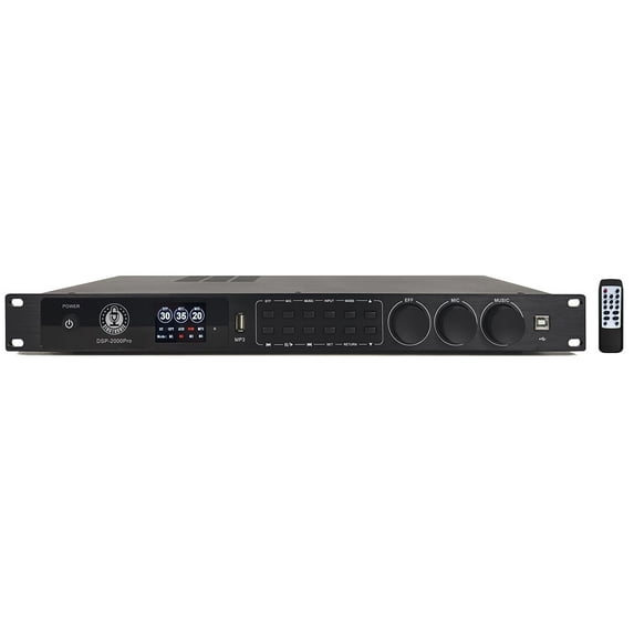 Singtronic DSP-2000Pro Professional Digital Key Control Echo Karaoke Processor, Mini Karaoke Machine