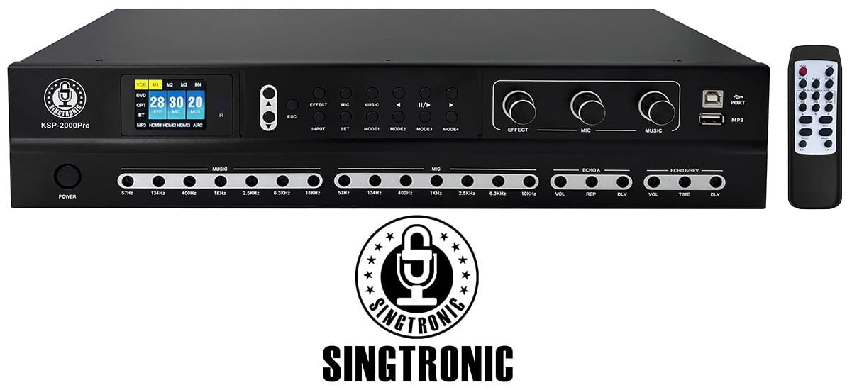 Singtronic KSP-2000Pro Digital 3000W Karaoke Amplifier