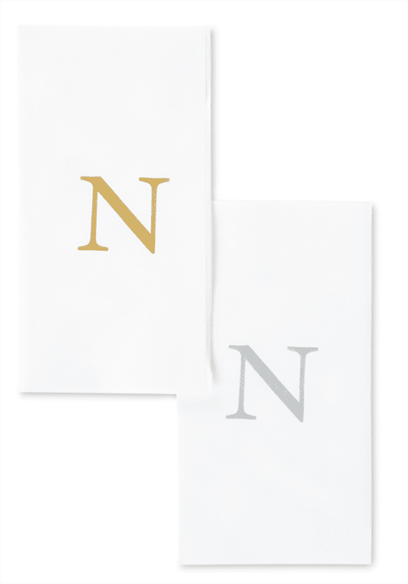Singular Disposable Guest Towels Monogram Hand Towels Bathroom