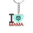 thumbnail image 1 of Singular Oddness Imprinting Keychain Metal Keyring Holder Love MAMA Mother, 1 of 3
