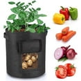 thumbnail image 1 of Sinhoon 10gal Potato Growing Bags with Handles, Reusable Vegetable Planter Growing Pots, Perfect for Home Garden Patio Backyard Plant Growing, 1 of 7