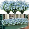 thumbnail image 1 of Sinhoon 12 Bundles Artificial Daffodils Flowers, Fake Artificial Greenery UV Resistant No Fade Faux Plastic Plants for Wedding Outdoor Home Garden (Blue), 1 of 8