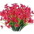 thumbnail image 1 of Sinhoon 12 Bundles Artificial Flowers Outdoor UV Resistant Fake Flowers No Fade Faux Plants Garden Porch Window Box Decorating, 1 of 8