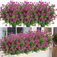 thumbnail image 1 of Sinhoon 12 Bundles Outdoor Artificial Flowers UV Resistant Fake Boxwood Plants, Faux Plastic Greenery for Indoor Outside Garden Home Wedding Farmhouse Decor (Magenta), 1 of 6