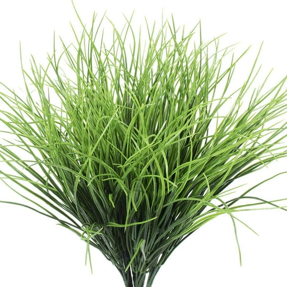Sinhoon 13” Artificial Wheat Grass in Green Plastic Planter (Pack of 4 Count)